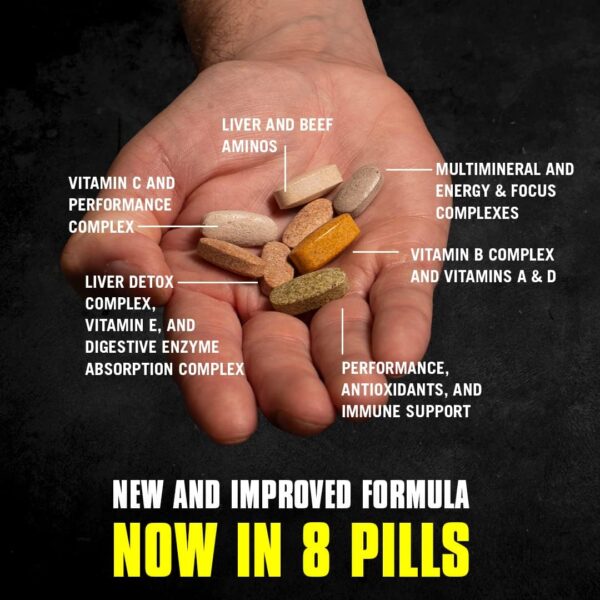 Animal Pak - Convenient Multivitamin for Men & Women Daily All-in-One Vitamin & Supplement Pack - Zinc, Vitamins C, B, D, Amino Acids, and Immune Support - Sports Nutrition Performance - 44 Count - Image 7
