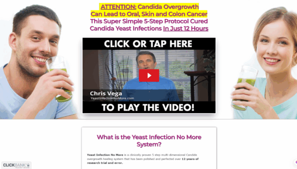 Yeast Infection No More (TM) ~ Top Candida Offer On CB!